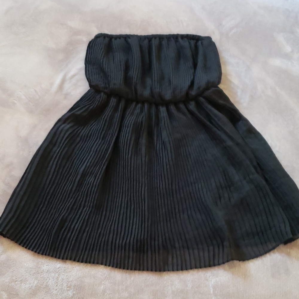 Black Strapless Dress